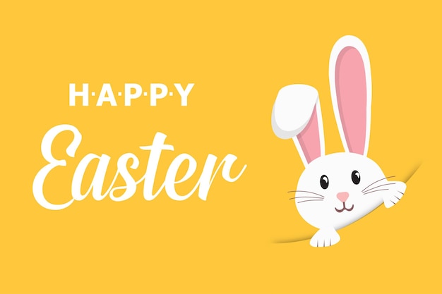 Le lapin de Pâques est une illustration de Vector.