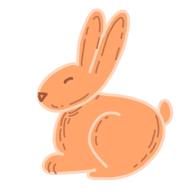 Lapin De Pâques Orange