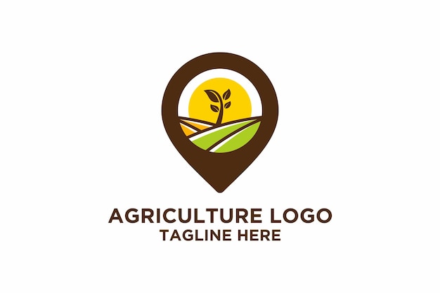 Leaf Agriculture avec des idées de logo de lieu