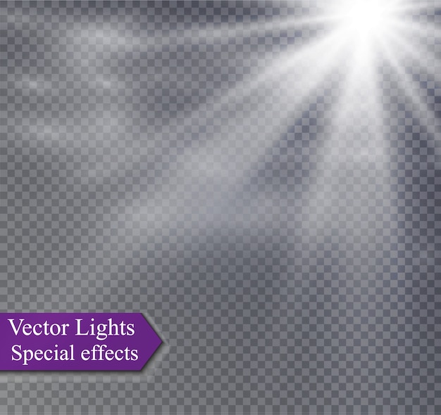 Lentille Abstraite Avant Or Flare Solaire Conception D'effet De Lumière Spécial Transparent