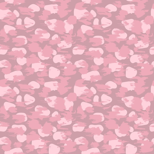 Léopard imitation transparente motif rose illustration vectorielle