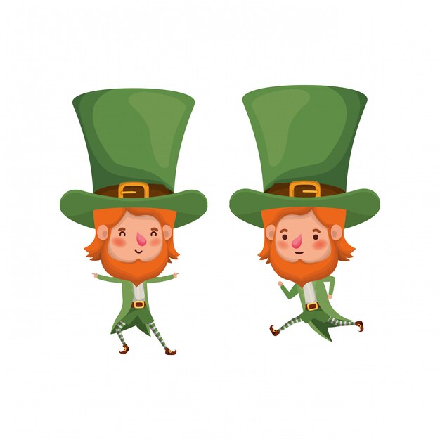 Leprechauns Personnage Avatar Debout