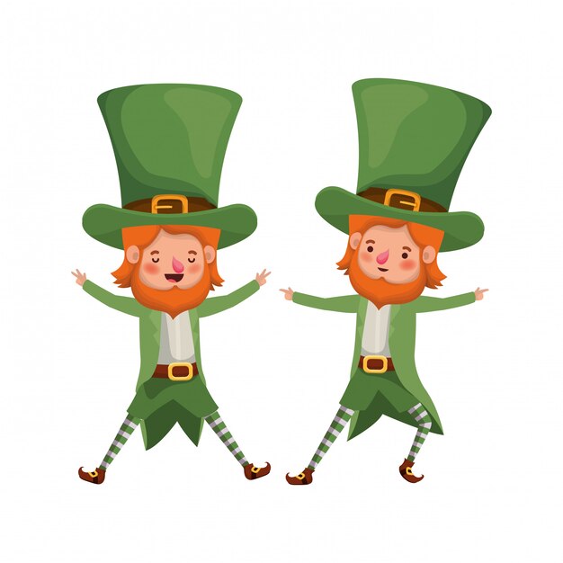 Leprechauns Personnage Avatar Debout