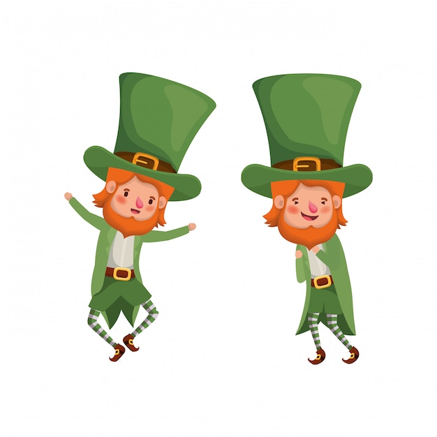 Leprechauns Personnage Avatar Debout