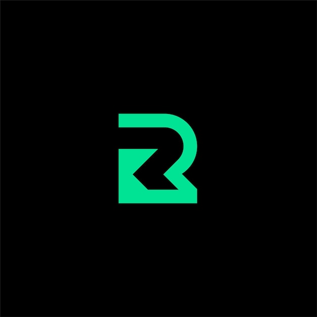 Letter r logo design