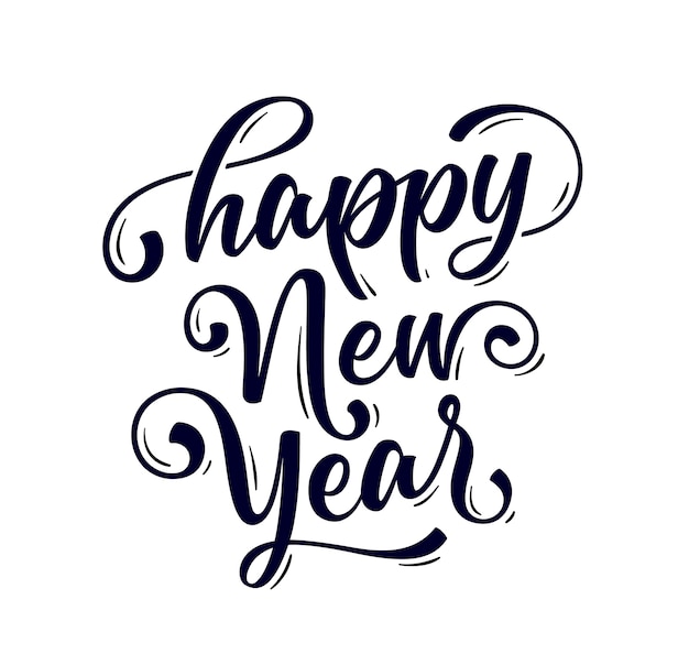 Lettrage de bonne année