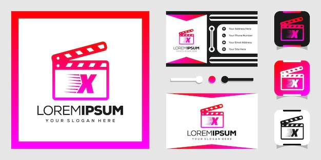 Lettrage De Film Moderne X Et Création De Logo