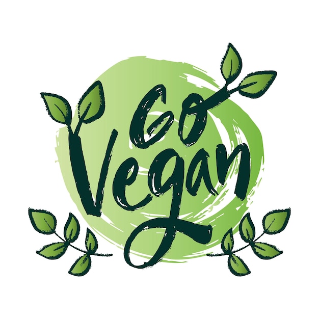 Lettrage à La Main Go Vegan