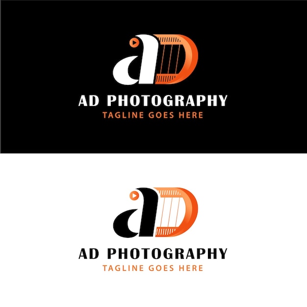 Lettre Ad - Logo Photographie - Logo Vidéo