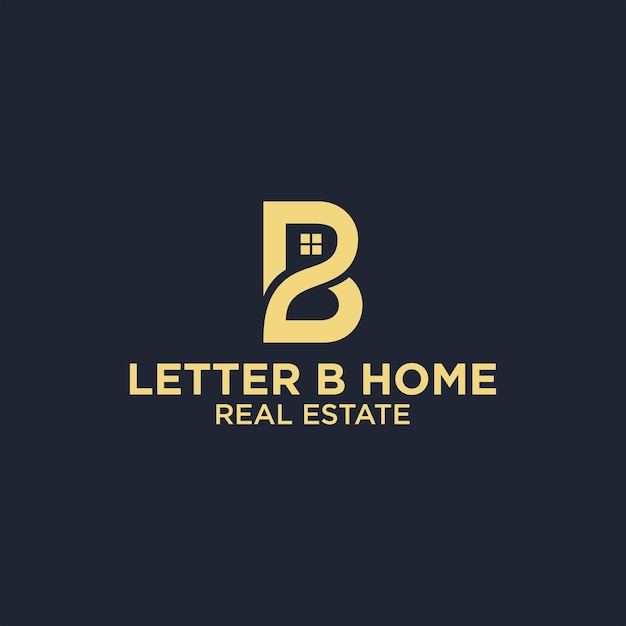 Lettre B Avec Logo Immobilier