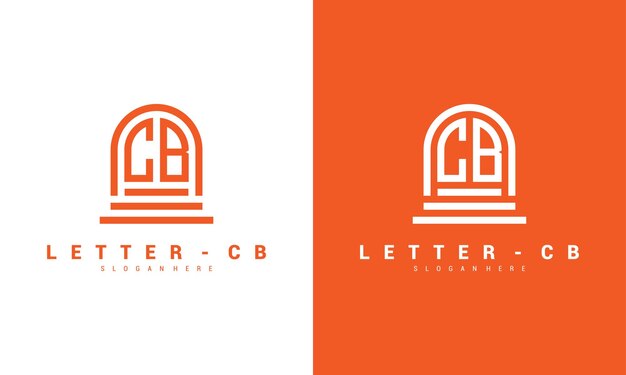 Lettre Cb Logo Icône Modèle De Conception Vecteur Premium Vecteur Premium