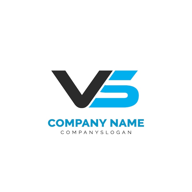 Vecteur lettre contre logo