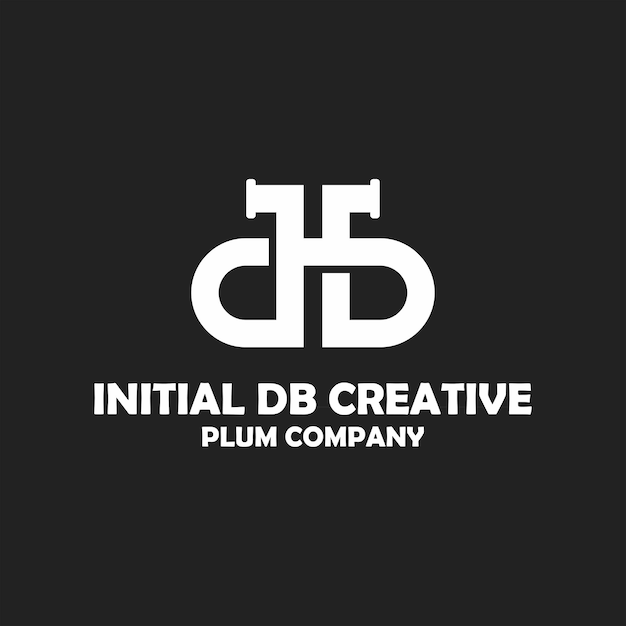 Lettre Db Avec Un Logo Dodu