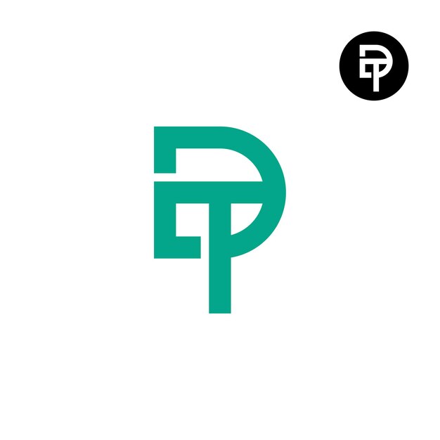 La lettre DT est le logo du monogramme TD.