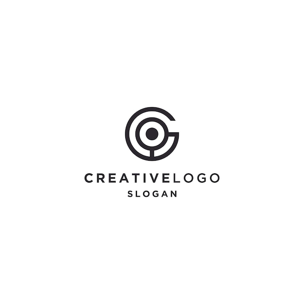 Lettre G Logo Icône Modèle De Conception Illustration Vectorielle