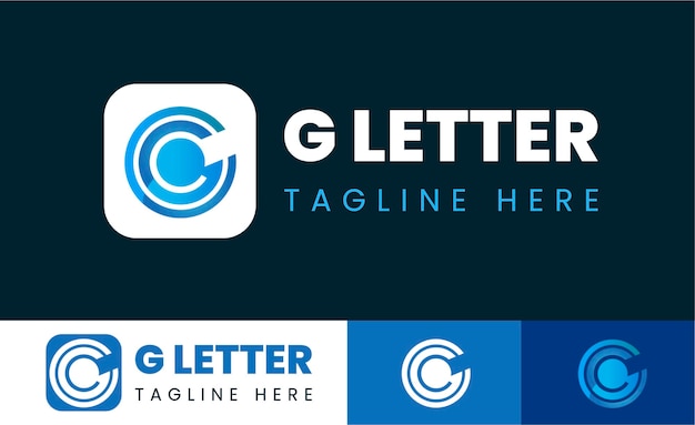 Lettre G Style Plat Utilisable Pour Les Logos D'entreprise Et De Marque Modèle De Conception Vectorielle