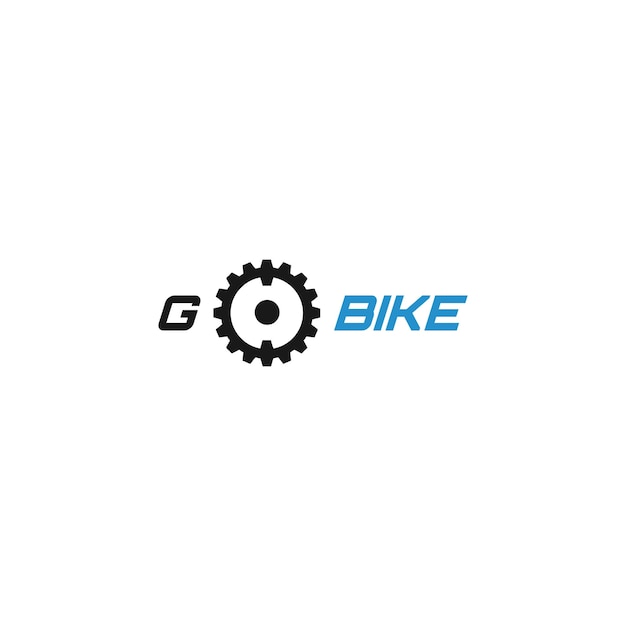 Lettre Go Bike Sport Gear Logo Icône Vélo Vélo Pièce De Rechange Boutique Identité Vector Design