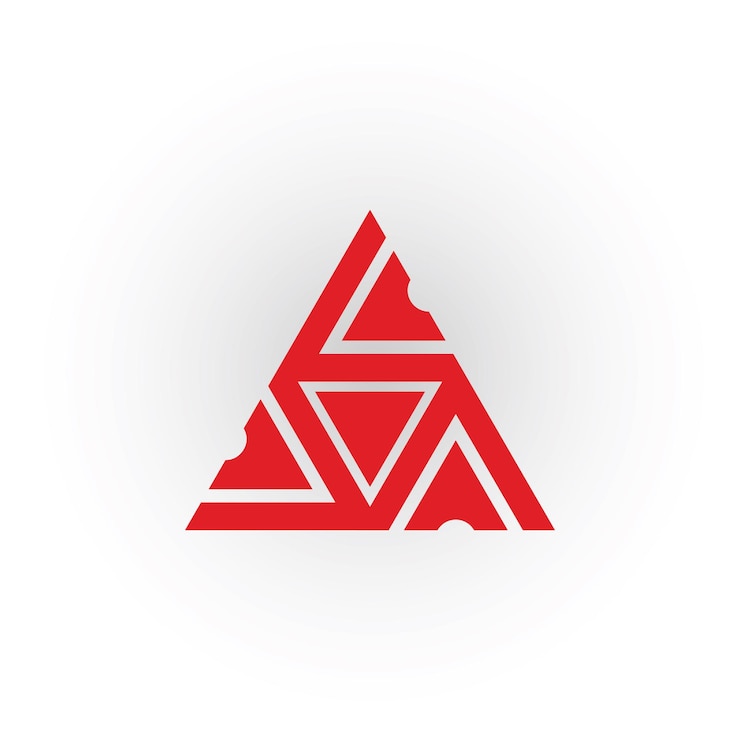Vecteur lettre initiale abstraite aa ou a logo conçoit une illustration vectorielle en couleur rouge