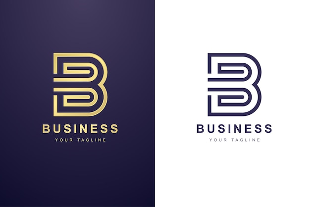 Lettre Initiale B Logo Pour Entreprise Ou Société De Médias