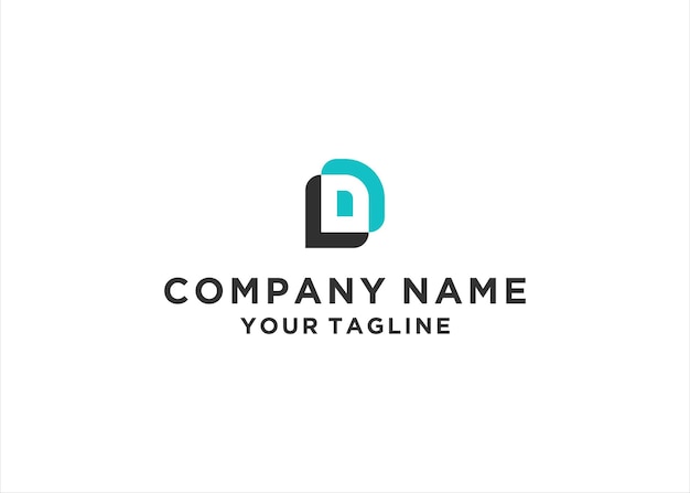 Lettre initiale LD DL Logo Design Illustration vectorielle