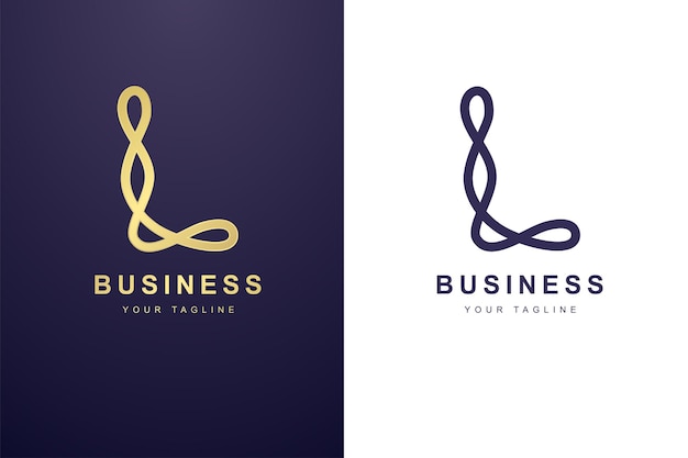 Lettre initiale L Logo pour entreprise ou société de médias.
