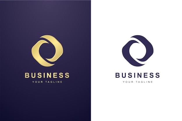 Vecteur lettre initiale o logo pour entreprise ou société de médias.