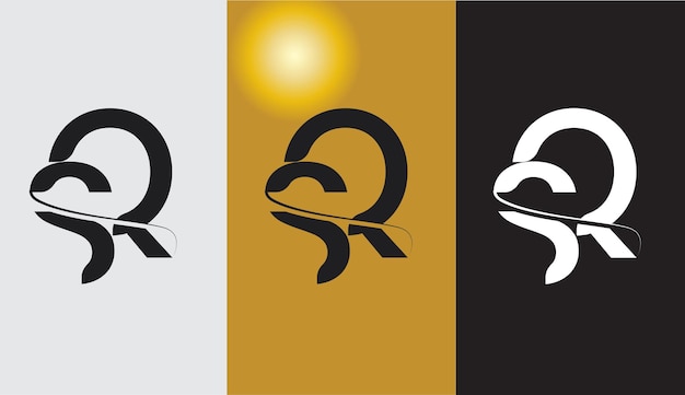 Lettre initiale SQ logo design créatif symbole moderne icône monogramme