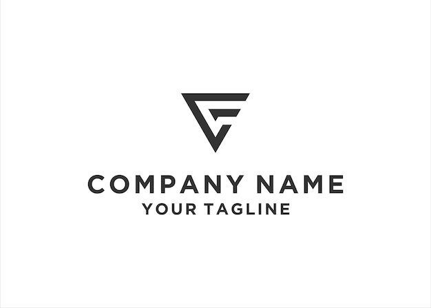 Lettre initiale VC Logo Design Vector
