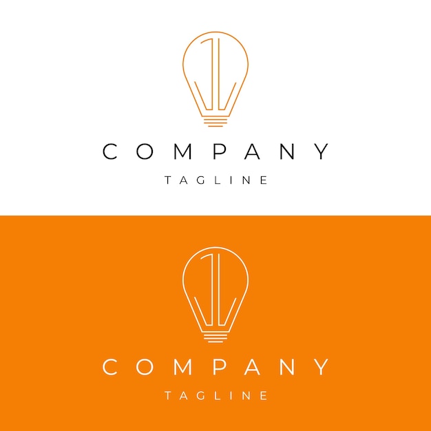 Lettre JL solution initiale de lampe ampoule modèle vectoriel de conception du logo de l'icône de la lampe