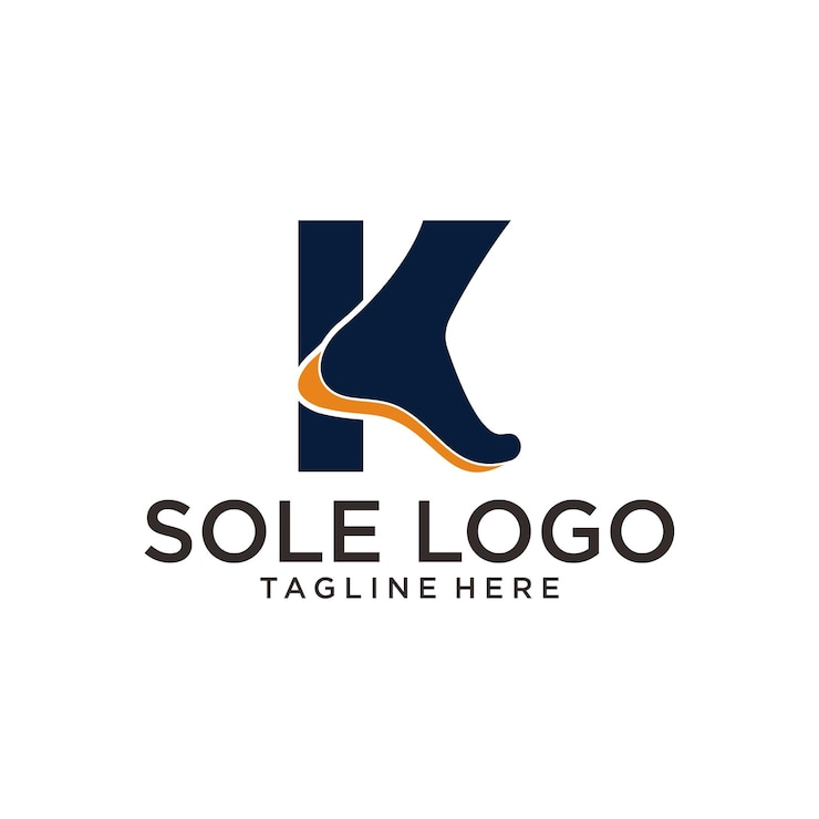 lettre k avec logo unique