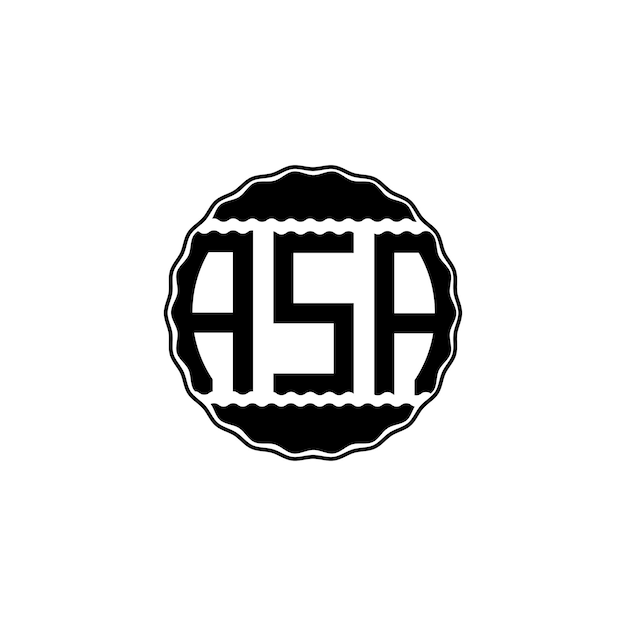 Lettre Logo design 'ASA'