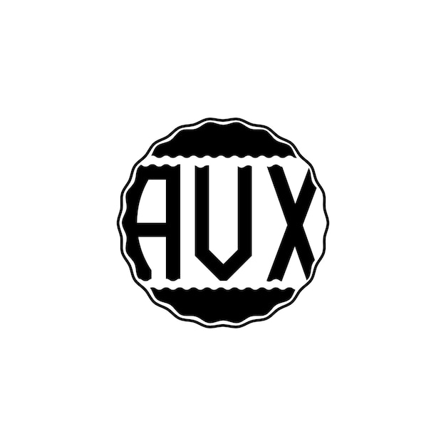 Vecteur lettre logo design 'avx'