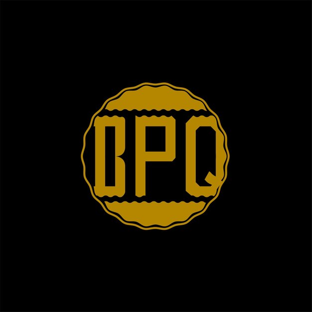 Lettre Logo Design 'bpq'