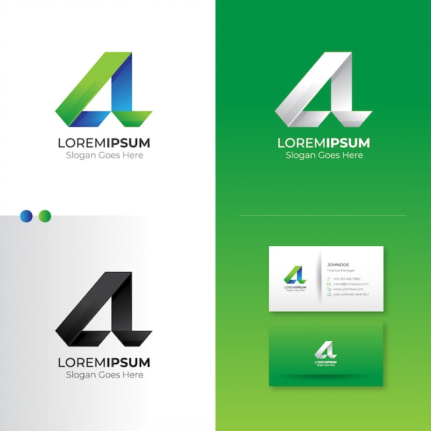 Lettre A Logo Design