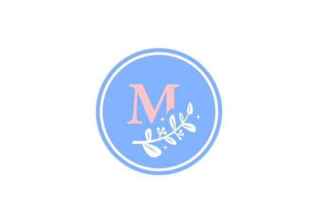 La Lettre De Logo M Convient Au Symbole Initial De L'entreprise.