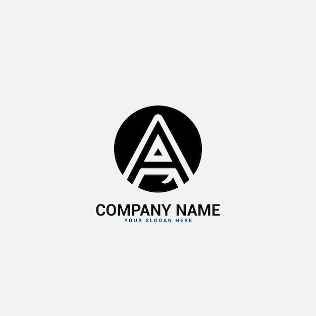 une lettre logo police d'alphabet numérique abstraite moderne typographie de technologie minimale