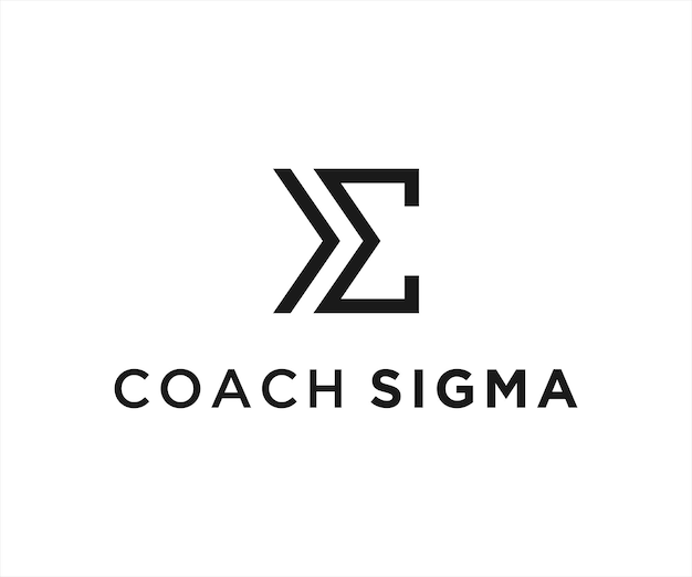 Lettre C Logo Sigma Ou Vecteur Sigma