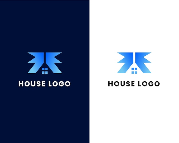 Lettre A Avec Modèle De Conception De Logo De Maison