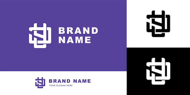 Lettre monogramme JY ou YJ avec style interlock idéal pour les vêtements de marque streetwear