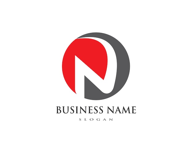 Lettre N Logo Business