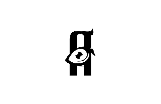 Lettre A Oeil Monogramme Logo