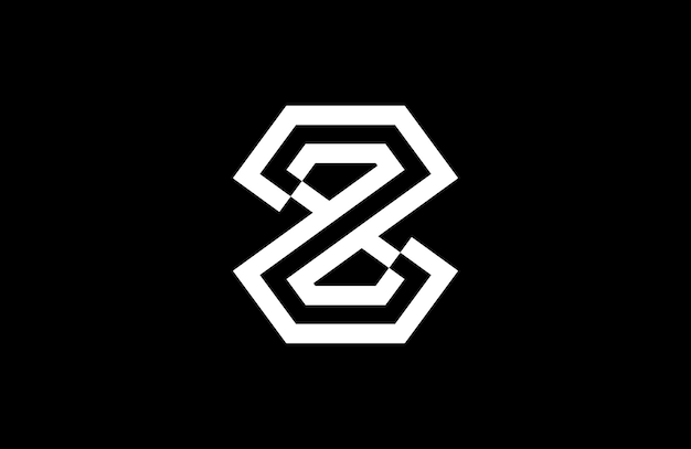 Vecteur lettre z diamant logo