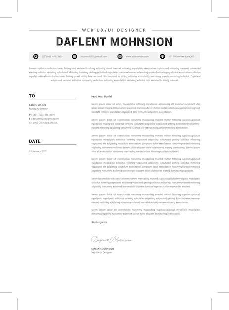 La lettre