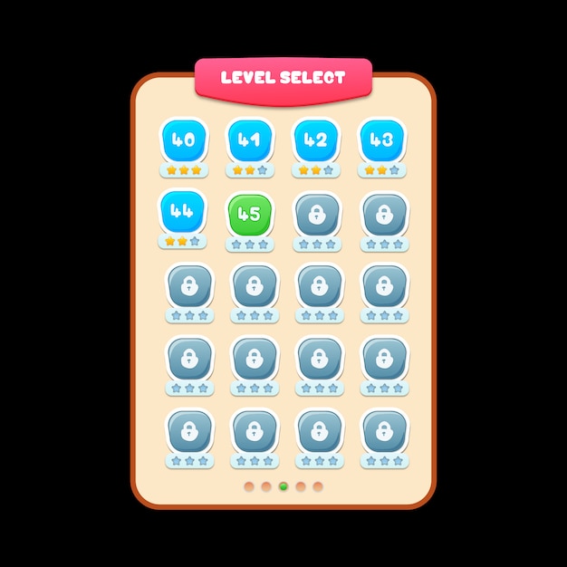 Level Select UI Kit