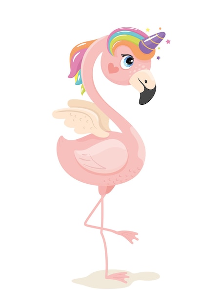 Licorne Flamant Rose Mignon