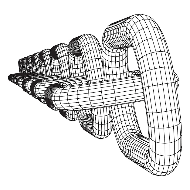 Liens Wireframe BlockChain