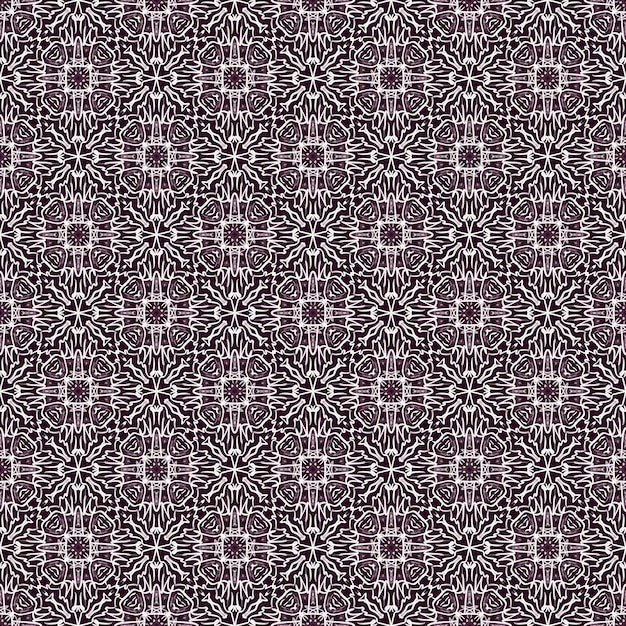 Ligne blanche abstraite sur fond violet sans soudure de fond tissu floral graphique ethnique