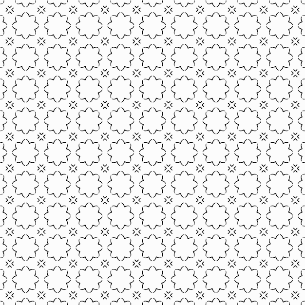 ligne de coloration de vecteur formes de fleurs géométriques de fond