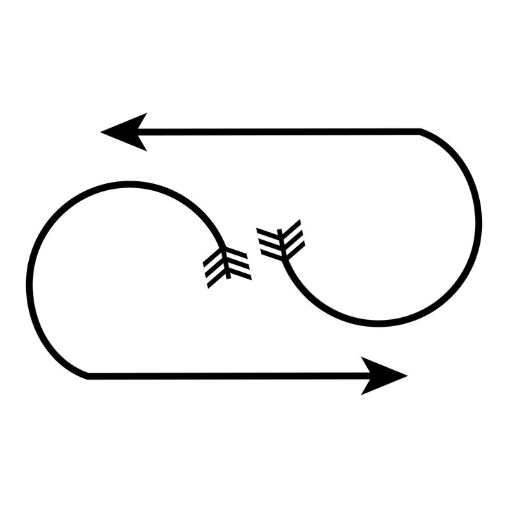 Vecteur la ligne de conception du site web du symbole vectoriel