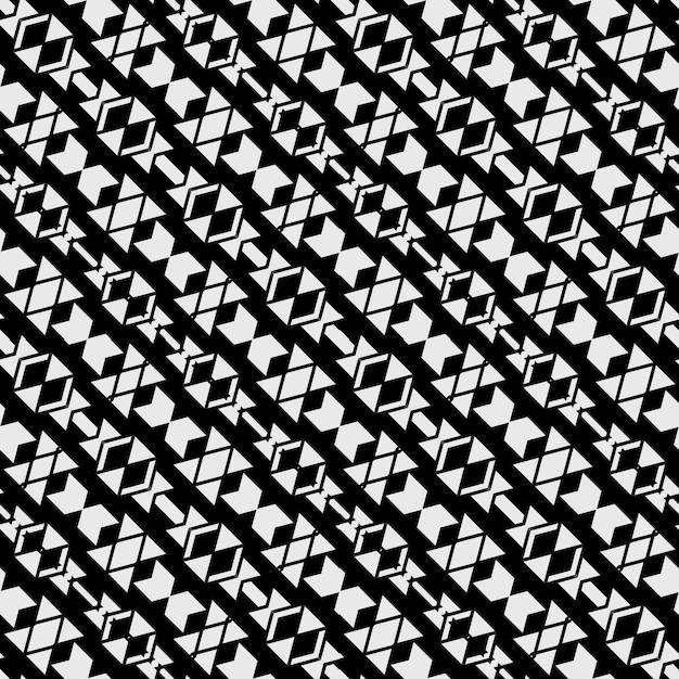 Ligne de couleur noir et blanc et forme géométrique triangle géométrie motif illustration d'arrière-plan